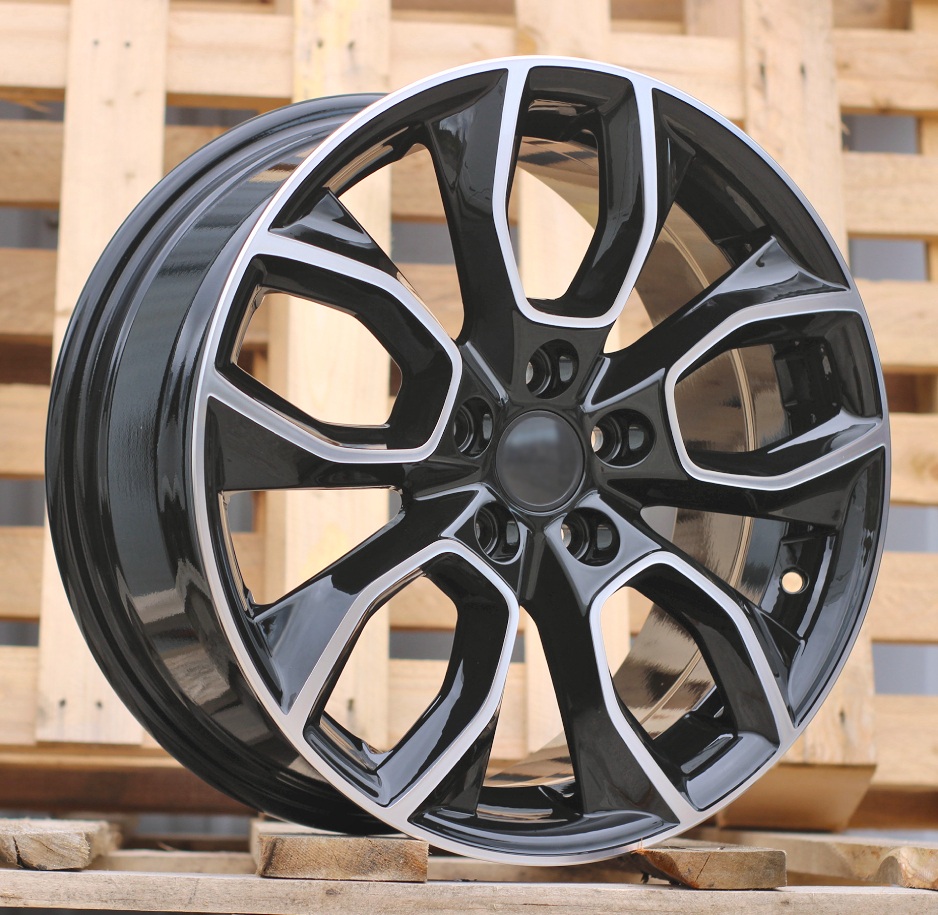 PRORACING H593 Black With Polished Lip (BP) R16 5x112.00 ET45 CB57.10 J7.0