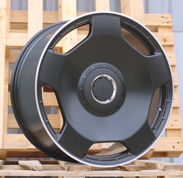 PRORACING F5133 Black Half Matt+polished Lip (BLHMPL) R22 5x130.00 ET36 CB84.10 J10.0