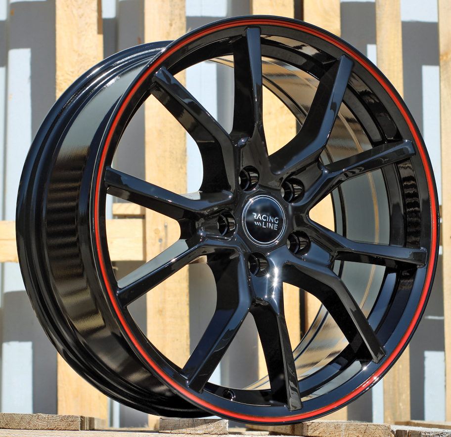 PRORACING B5253 Black With Red Line (BR) R17 5x105.00 ET40 CB56.60 J7.0