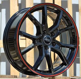 PRORACING B5253 Black With Red Line (BR) R17 5x105.00 ET40 CB56.60 J7.0