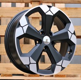 PRORACING Y1274 Black Half Matt+polish Lip (BPHM) R17 5x114.30 ET45 CB66.10 J6.5