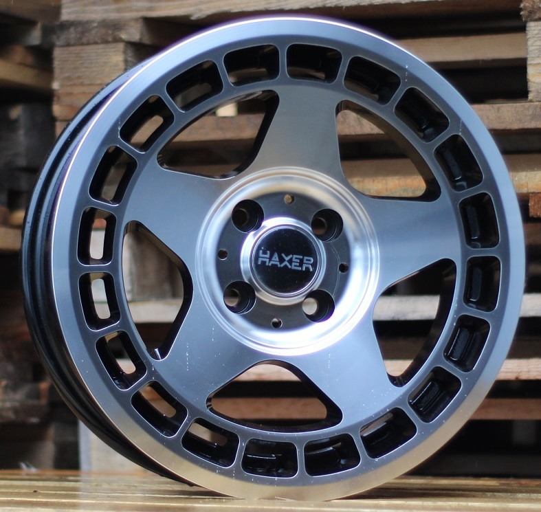 HAXER HX026 Black Polished (MB) R15 4x100.00 ET25 CB73.10 J7.0