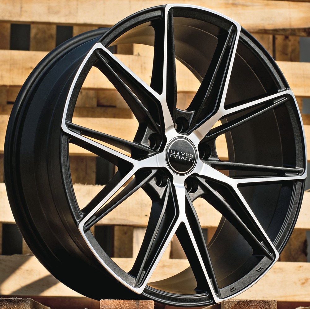 HAXER HX043 Black Polished Half Matt (MBHM) R19 5x112.00 ET40 CB66.60 J8.5
