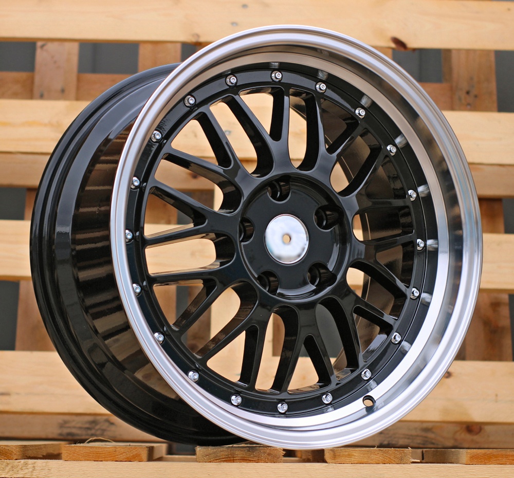 PRORACING A1025 Black+polished Lip (BLPL) R17 5x120.00 ET34 CB72.60 J7.5