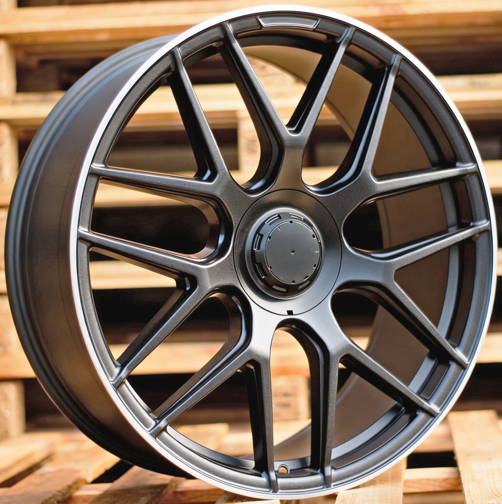 PRORACING B5318 Black Half Matt+polished Lip (BLHMPL) R21 5x112.00 ET42 CB66.60 J11.0