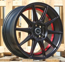 PRORACING B5705 Black Half Matt+red Lip (BLHMRL) R15 4x100.00 ET38 CB60.10 J7.0
