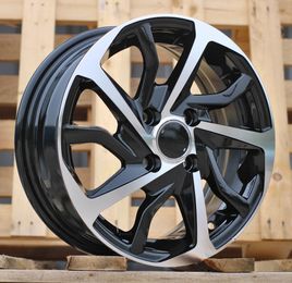 PRORACING B2477 Black Polished (MB) R14 4x100.00 ET43 CB54.10 J5.5