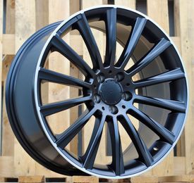 PRORACING B1048 Black Half Matt+polished Lip (BLHMPL) R18 5x112.00 ET48 CB66.60 J8.5