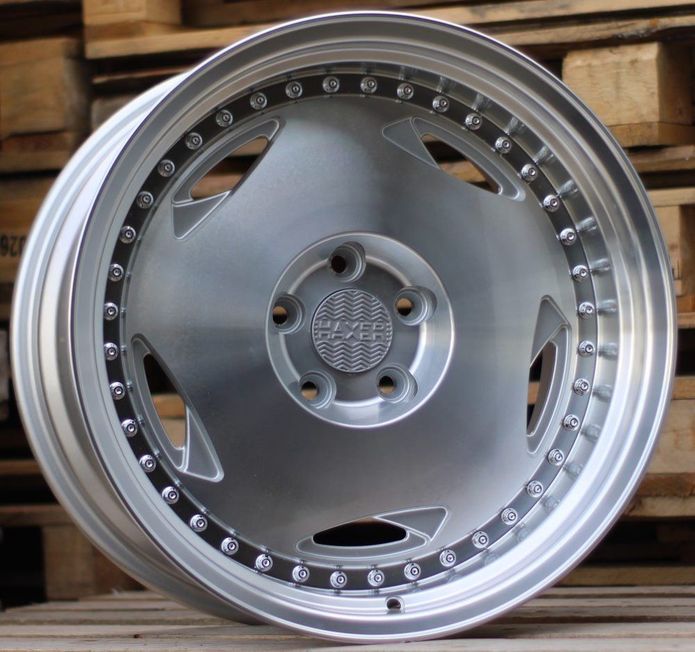 HAXER HX029 Silver Polished+polish Lip (MSPL) R15 4x100.00 ET20 CB73.10 J8.0