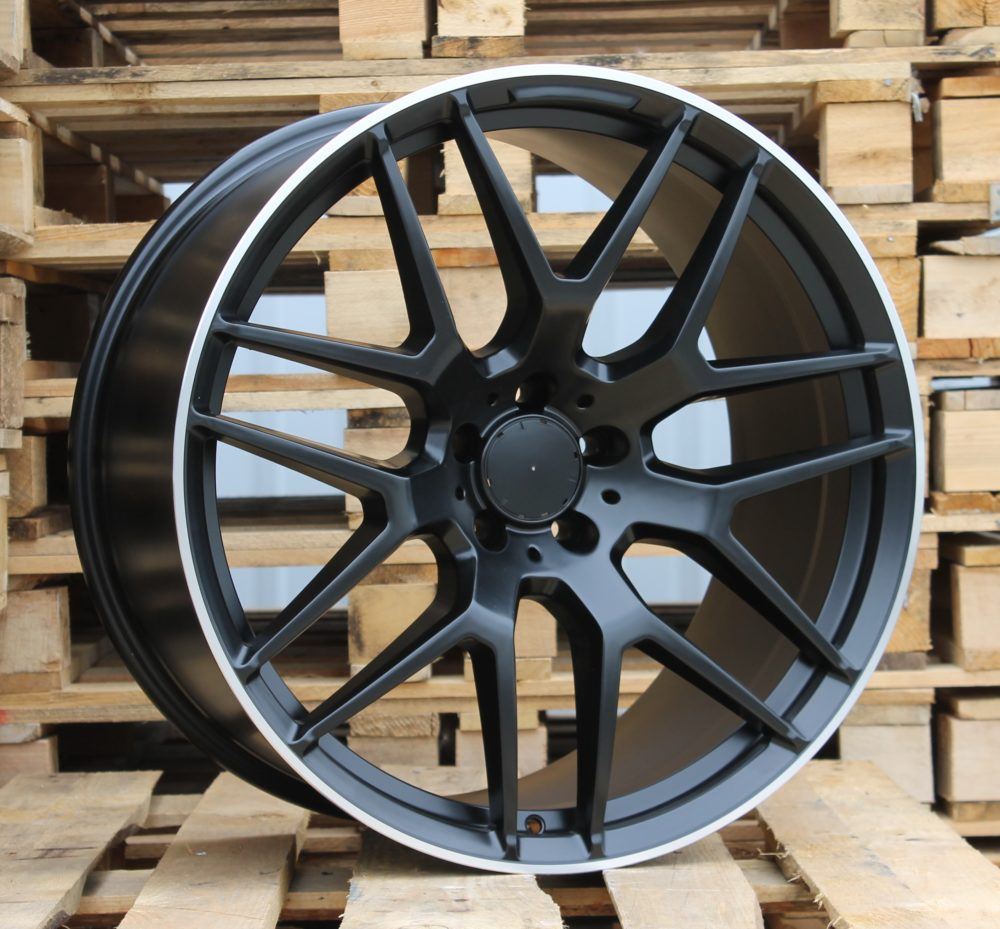 PRORACING FE115 Black Half Matt+polished Lip (BLHMPL) R22 5x112.00 ET42 CB66.60 J11.5