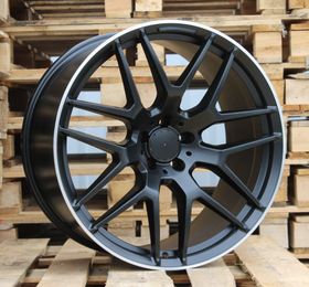 PRORACING FE115 Black Half Matt+polished Lip (BLHMPL) R21 5x112.00 ET52 CB66.50 J10.0