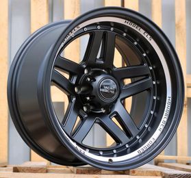 PRORACING BK936 Black Half Matt+polished Lip (BLHMPL) R15 5x139.70 ET-44 CB110.10 J10.0