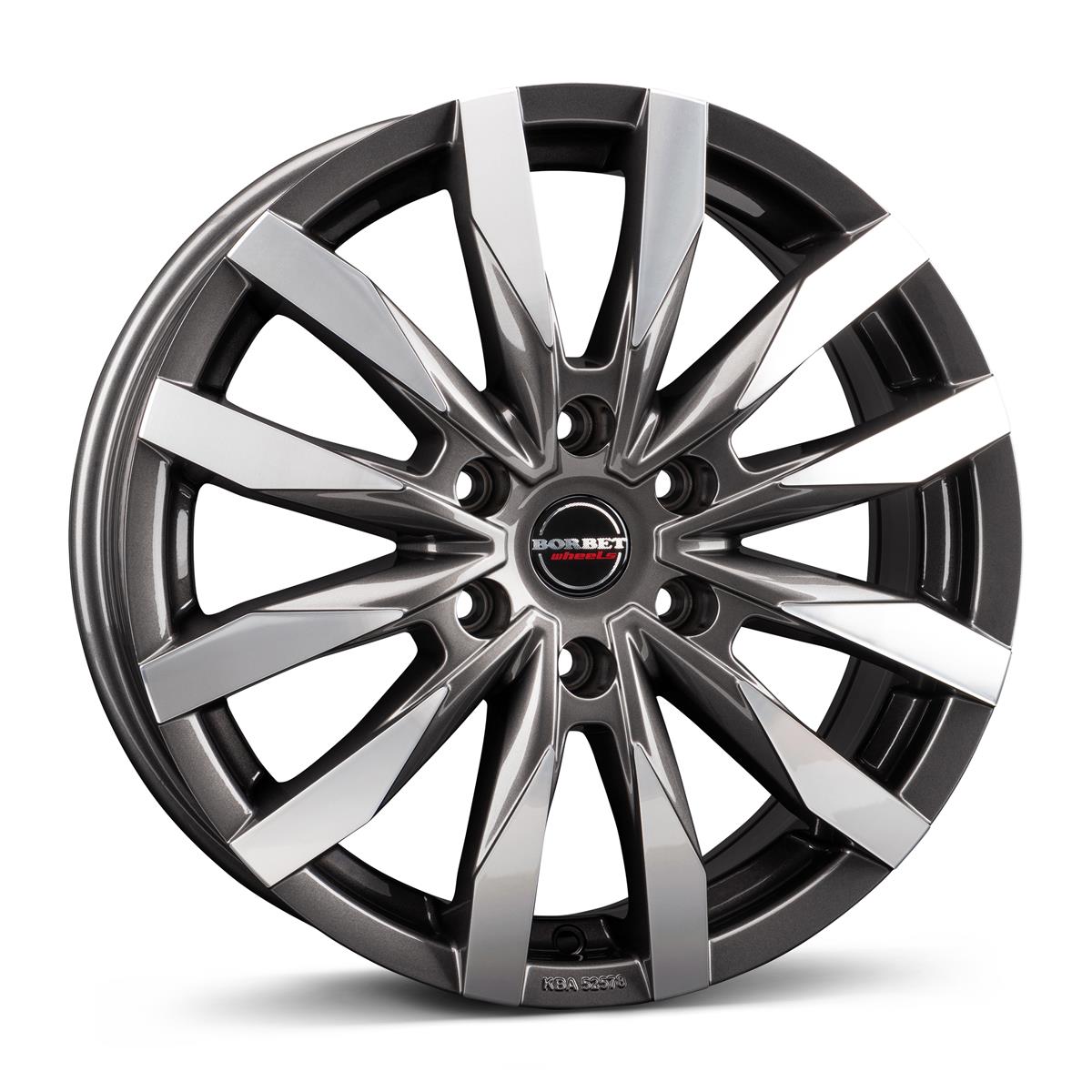 BORBET CW6 Mistral Anthracite Glossy Polished R16 6x130.00 ET62 CB84.10 J6.5