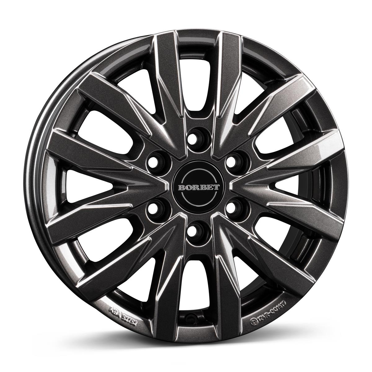 BORBET CW6 Mistral Anthracite Glossy R16 6x130.00 ET62 CB84.10 J6.5