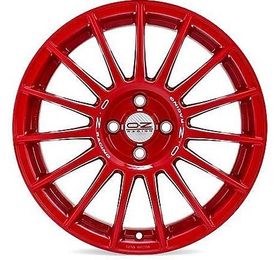OZ RACING SUPERTURISMO LM RED WHITE LETTERING 4h R17 4x100.00 ET42 CB68.00 J7.0