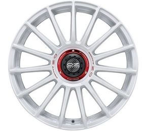 OZ RACING Superturismo Evoluzione WRC Race White Red Lettering R18 5x114.30 ET45 CB75.00 J8.0