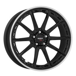 DOTZ Sonoma dark Black Matt Polished Lip R20 5x120.00 ET32 CB72.60 J8.5
