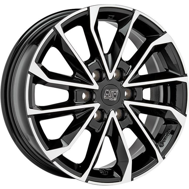 MSW 42 Van Gloss Black Full Polished R17 6x120.00 ET50 CB74.50 J6.5