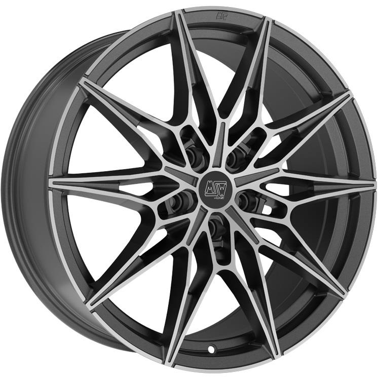 MSW 75 Matt Gunmetal Full Polished (mgmfp) R20 5x112.00 ET45 CB73.10 J8.5