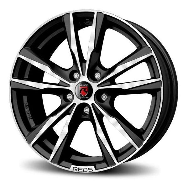 REDS K2 HD Matt Black Polished R17 5x108.00 ET45 CB72.30 J7.5