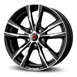 REDS K2 HD Matt Black Polished R16 5x110.00 ET35 CB65.10 J6.5