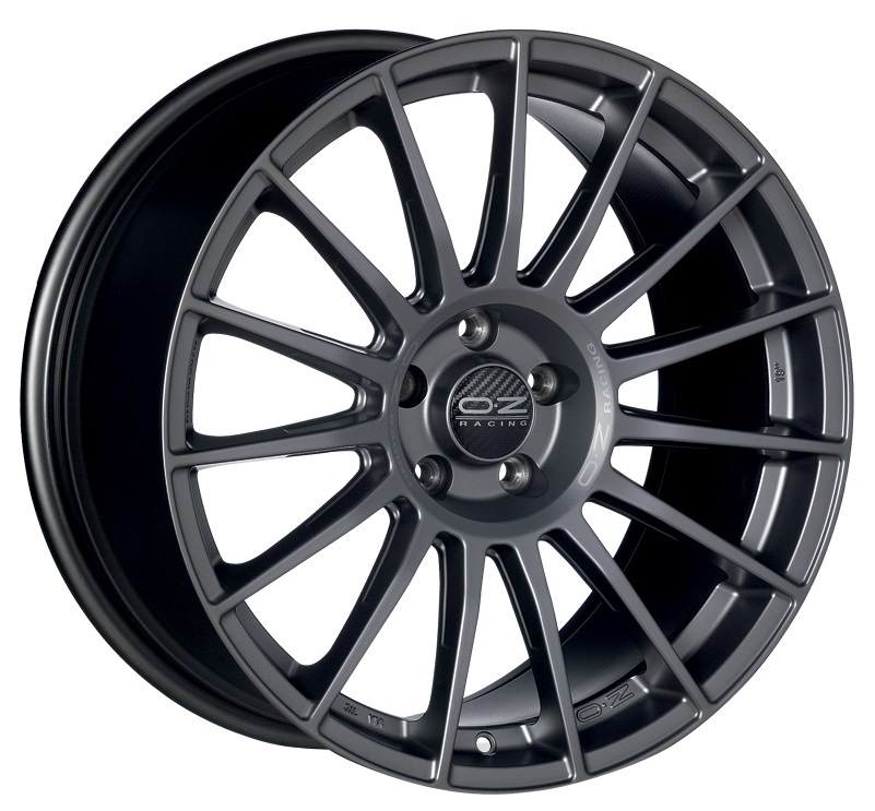 OZ RACING Superturismo LM Matt Graphite Silver Lettering R19 5x112.00 ET44 CB75.00 J8.5