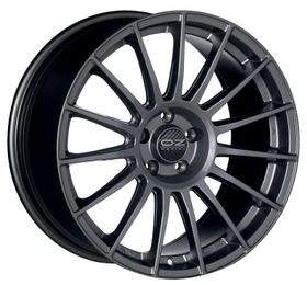 OZ RACING Superturismo LM Matt Graphite Silver Lettering R19 5x112.00 ET30 CB75.00 J8.5