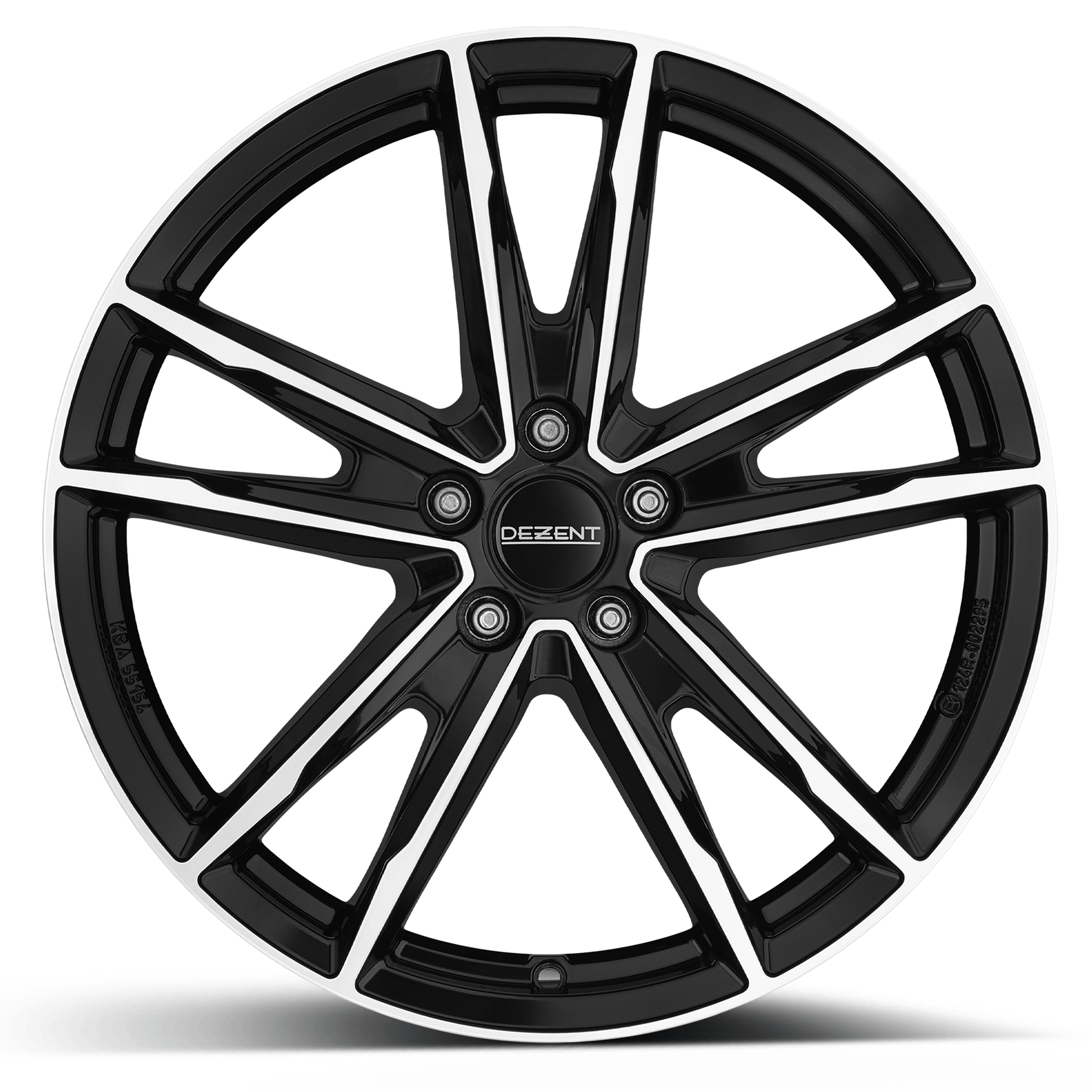 DEZENT KF dark Black Polished R17 5x108.00 ET42 CB65.10 J7.0
