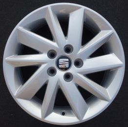 OE Seat 6F0601025G8Z8 Silver R15 5x100.00 ET40 CB57.10 J5.5