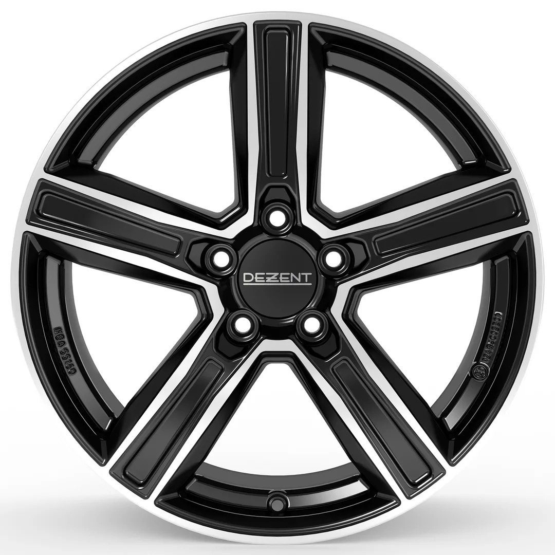 DEZENT KG dark Black Polished R18 5x114.30 ET32 CB66.10 J6.5