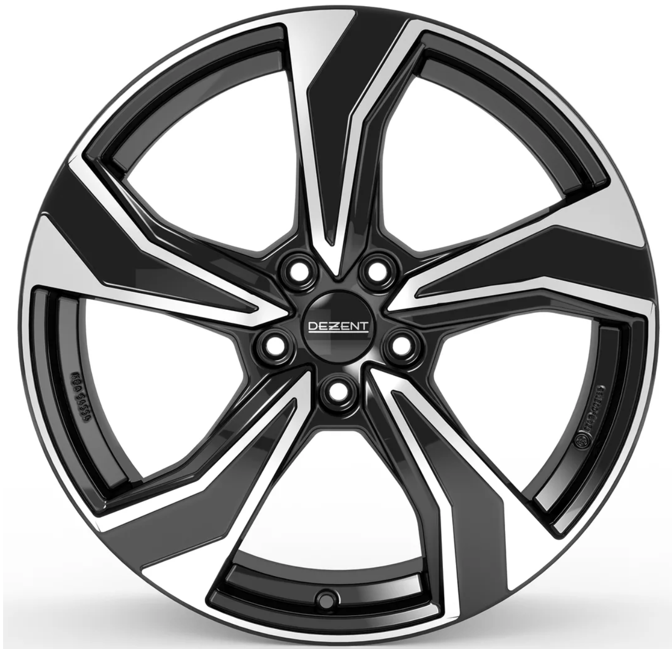DEZENT KB dark Black Polished R17 5x108.00 ET50 CB63.40 J7.5