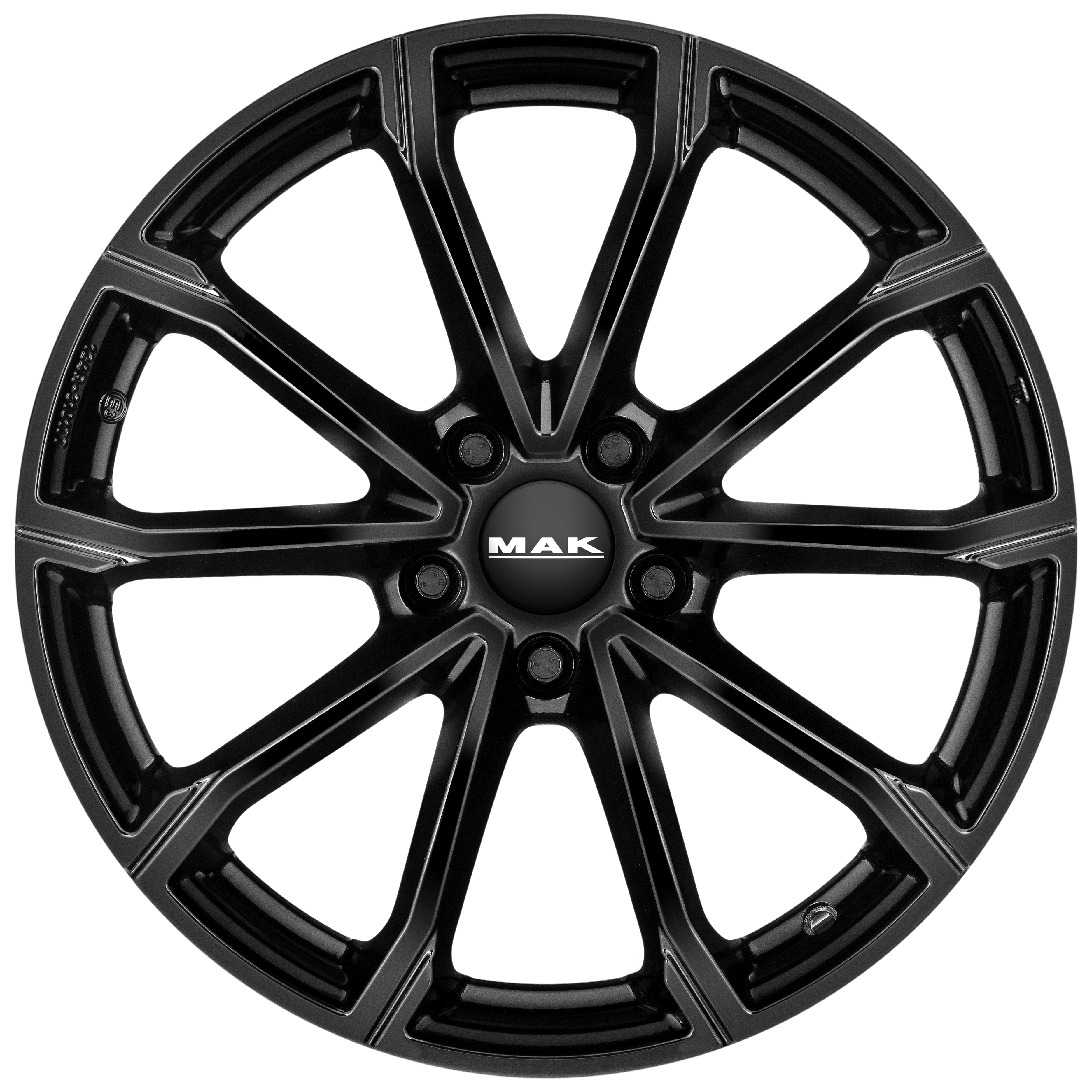 MAK Davinci Gloss Black R17 5x114.30 ET32 CB66.10 J6.5