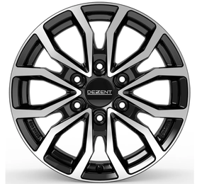 DEZENT KC dark Black Polished R16 6x139.70 ET55 CB93.10 J6.5