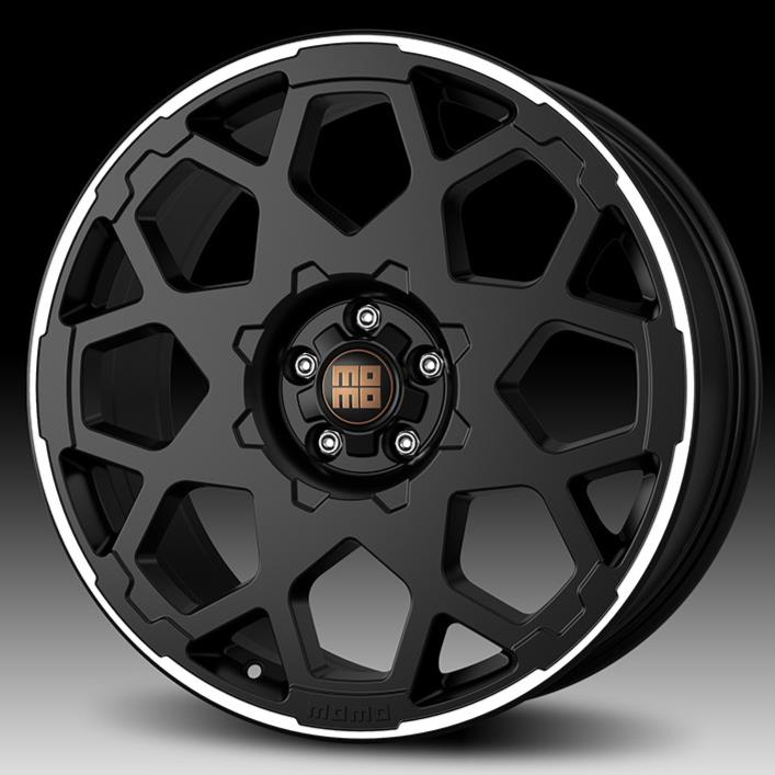 MOMO HEAVY DUTY Matt Black Polished R20 5x120.00 ET40 CB72.60 J8.5