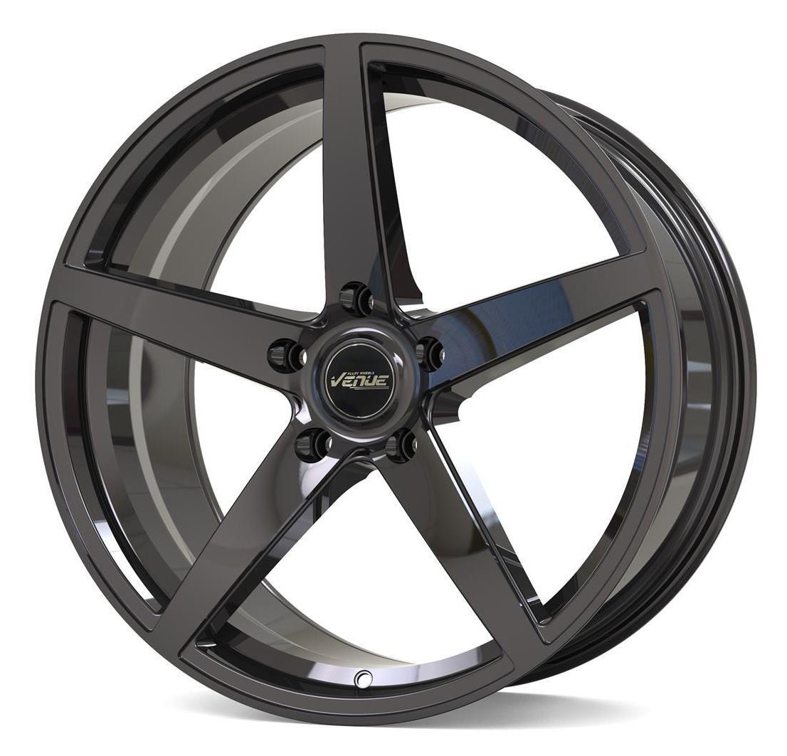 VENUE Evo5 Gloss Black R19 5x112.00 ET45 CB66.60 J9.5