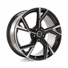 AVUS AF20 Black Polished R18 5x112.00 ET28 CB66.60 J8.0