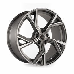 AVUS AF20 Matt Antharcite Polished R18 5x112.00 ET28 CB66.60 J8.0
