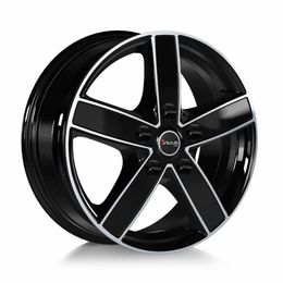 AVUS AC-V51 Black Polished R16 5x114.30 ET50 CB66.10 J6.5