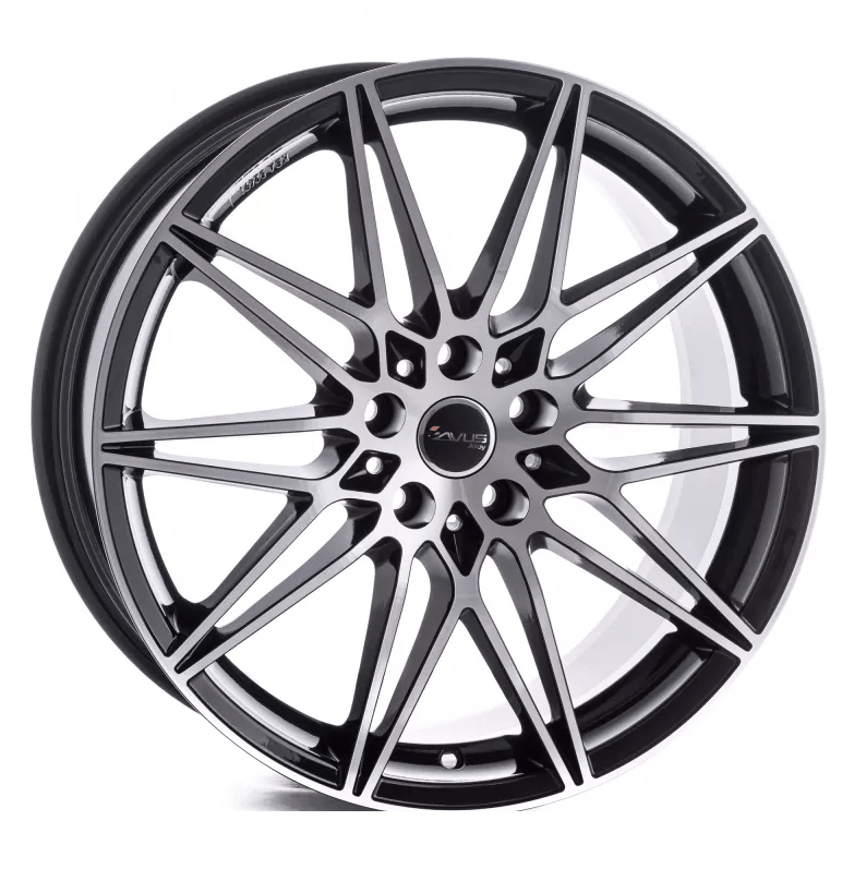 AVUS AC-MB5 Black Polished R20 5x120.00 ET45 CB72.60 J9.5