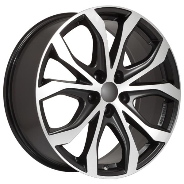 ALUTEC W10X Racing Black Frontpolished R18 5x114.30 ET40 CB70.10 J8.0