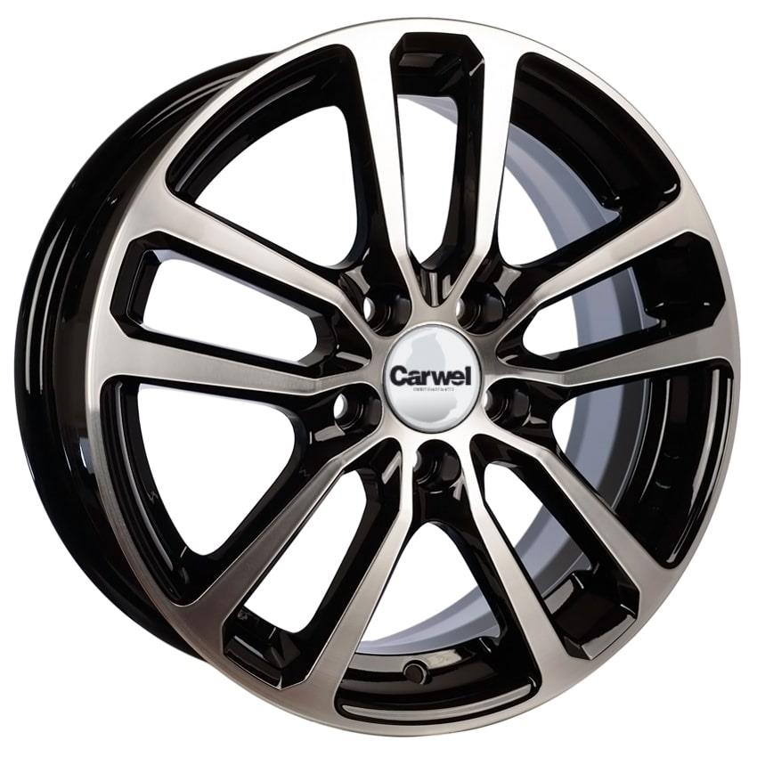 CARWEL Donti Black Polished R15 5x114.30 ET38 CB67.10 J6.0