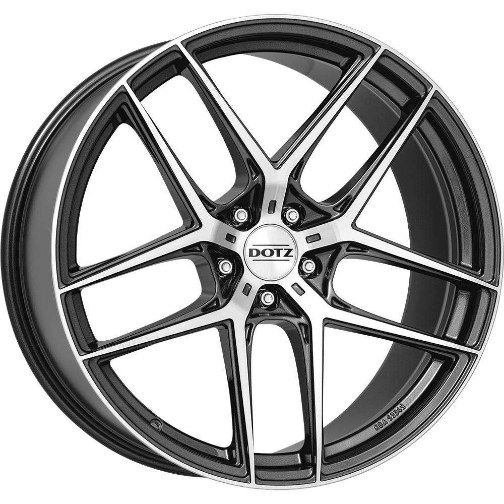 DOTZ LagunaSeca dark Gunmetal Polished R20 5x120.00 ET30 CB72.60 J9.0
