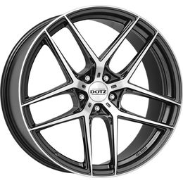DOTZ LagunaSeca dark Gunmetal Polished R20 5x120.00 ET30 CB72.60 J9.0