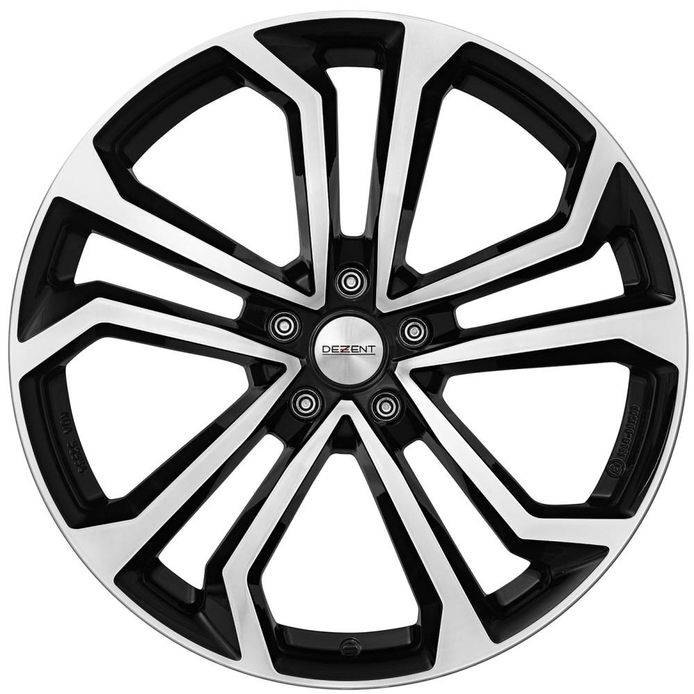 DEZENT TA dark Black Polished R18 5x114.30 ET45 CB71.60 J8.0