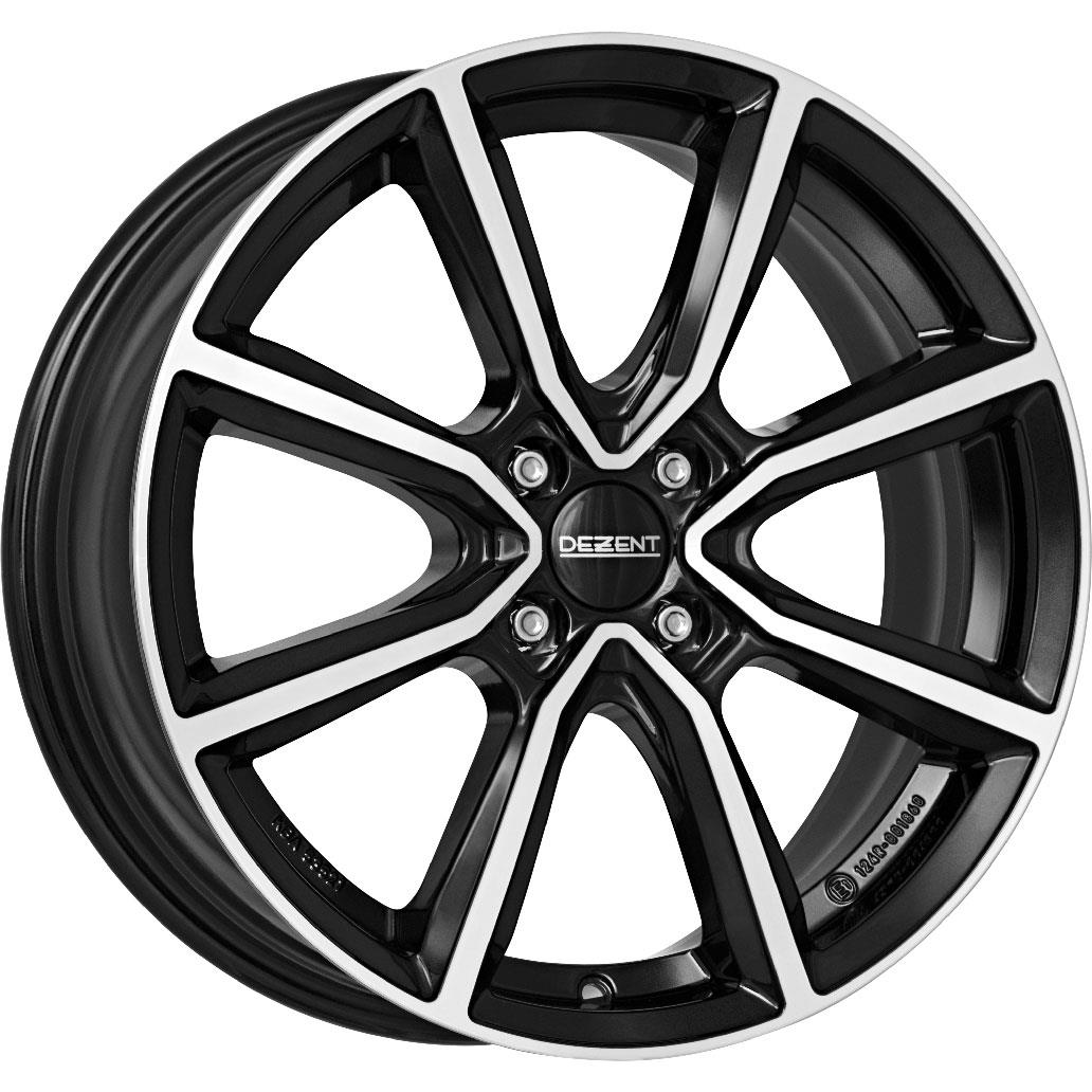 DEZENT TN dark Black Polished R15 4x100.00 ET45 CB60.10 J6.0