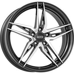 DOTZ Interlagos dark Gunmetal Polished R18 5x100.00 ET51 CB57.10 J7.5