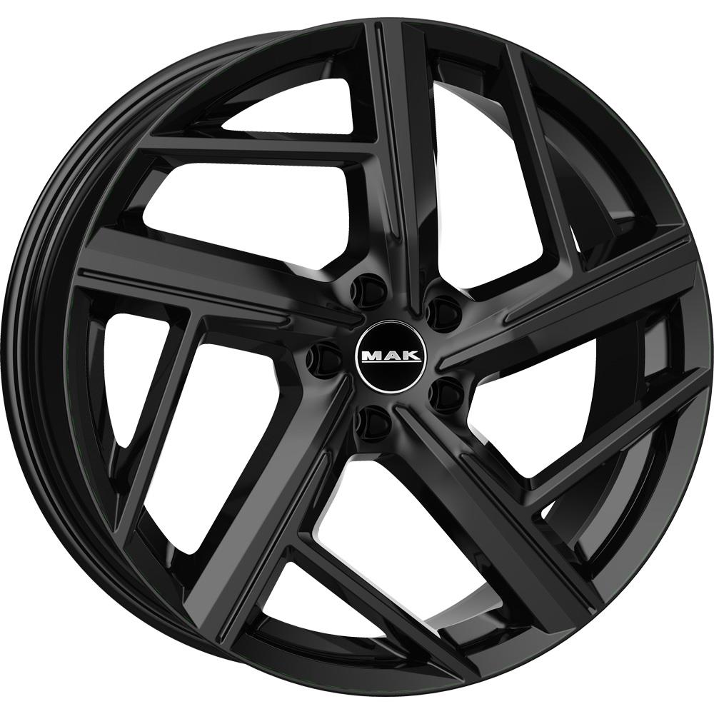 MAK Qvattro Gloss Black R20 5x112.00 ET30 CB66.60 J9.0