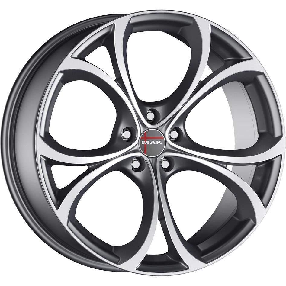 MAK Lario Gun Met-mirror Face R17 5x110.00 ET39 CB65.10 J7.5