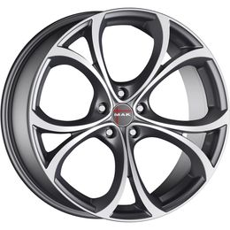 MAK Lario Gun Met-mirror Face R17 5x110.00 ET31 CB65.10 J7.5