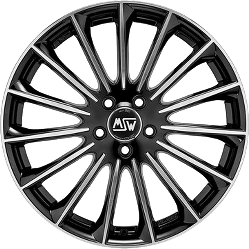 MSW 30 Gloss Black Full Polished R19 5x112.00 ET38 CB73.10 J8.5
